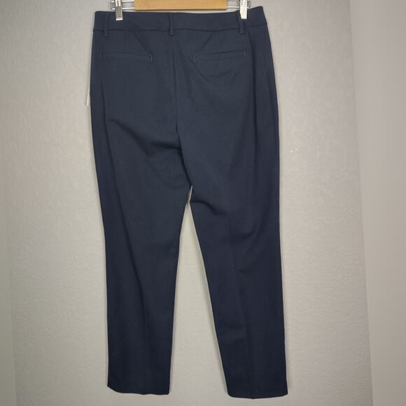 Talbots Outlet Navy Dress Cotton Blend Pants Size 12 - Picture 2 of 13